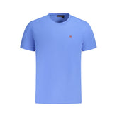 Napapijri Blue Cotton Men T-Shirt -   -  Napapijri.
